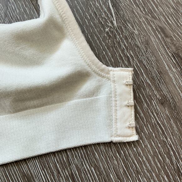 Truekind By Shapermint Daily Comfort Wirefree Shaper Bra Womens Large Cream - Picture 6 of 7